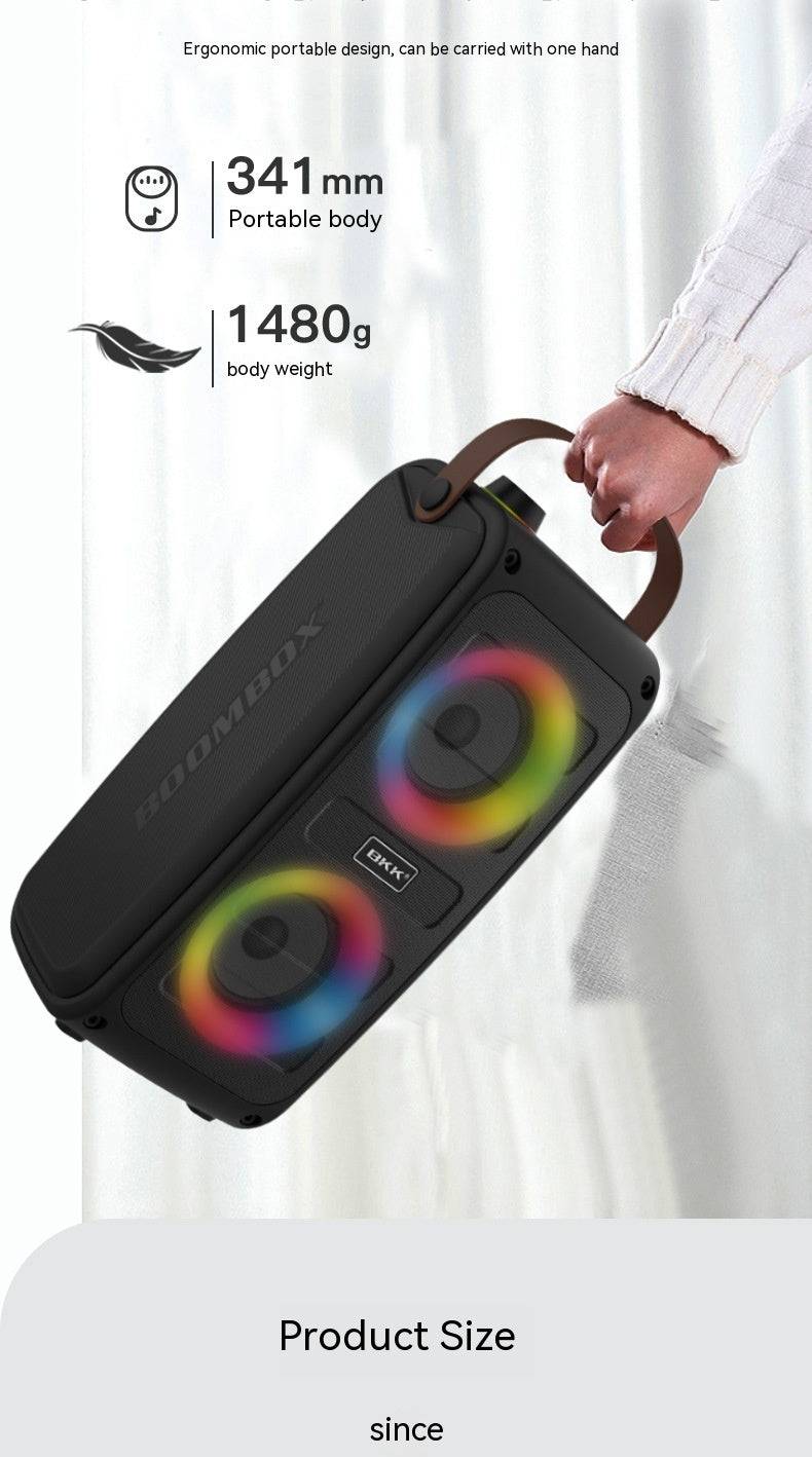 Portable Bluetooth Speaker Color Light Speaker