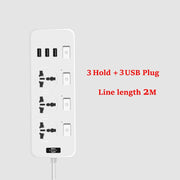 USB Power Strip Smart British Plug Multi-function Power Strip
