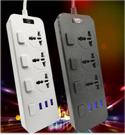 USB Power Strip Smart British Plug Multi-function Power Strip