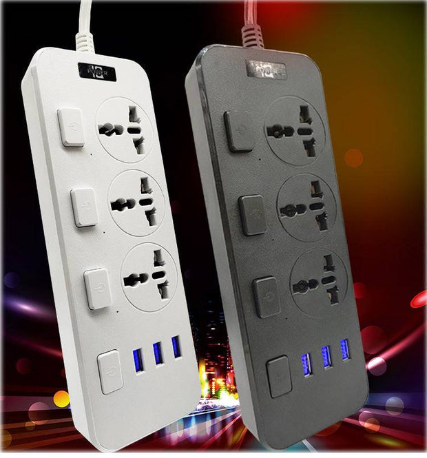USB Power Strip Smart British Plug Multi-function Power Strip
