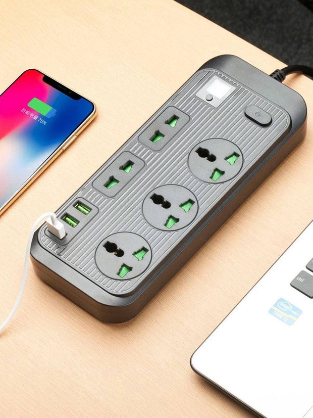 USB Power Strip Smart British Plug Multi-function Power Strip