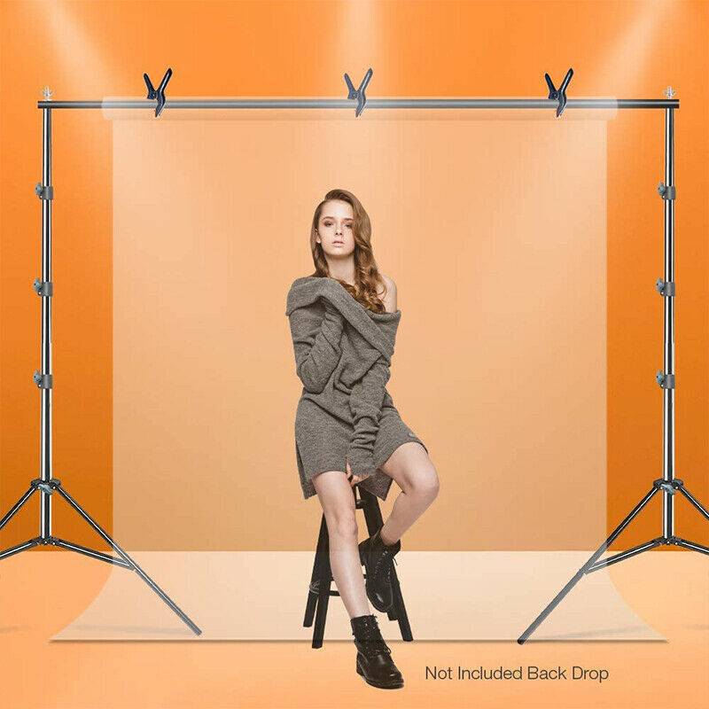 Adjustable Photography Background Support Stand Photo Backdrop Crossbar Kit