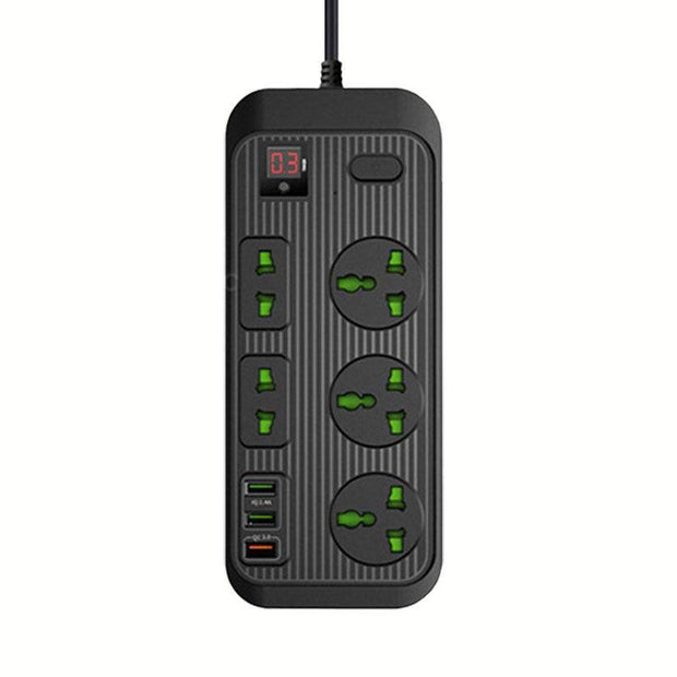 USB Power Strip Smart British Plug Multi-function Power Strip